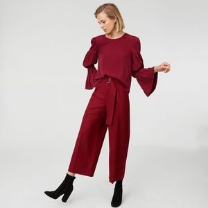 Club Monaco Amund blouse in red